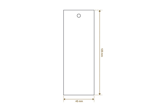 Metka kartonowa Model HT-M120