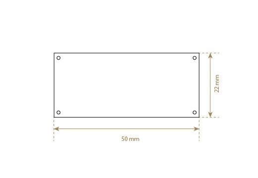 Etykieta z prawdziwej skóry Model EP-M10