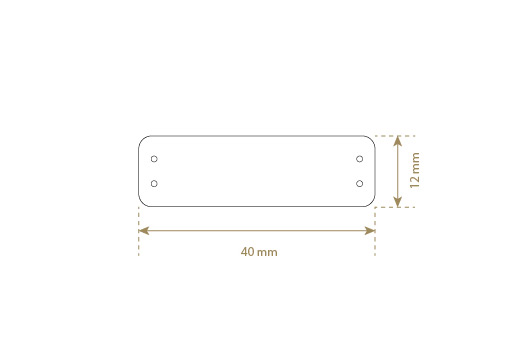 Etykieta ze sztucznej skóry Model EP-M108