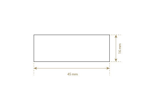 Etykieta z prawdziwej skóry Model EP-M12