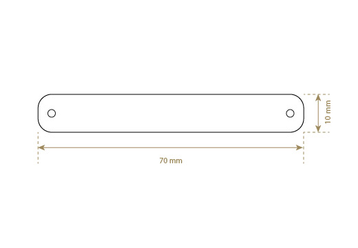 Etykieta z imitacji skóry Model EP-M130