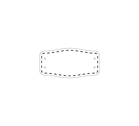 Etykieta z prawdziwej skóry Model EP-M14