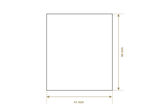 Etykieta ze skóry syntetycznej Model EP-M141