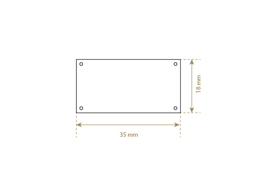 Etykieta ze sztucznej skóryModel EP-M144