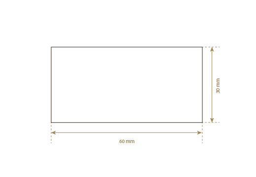 Etykieta z imitacji skóry Model EP-M154