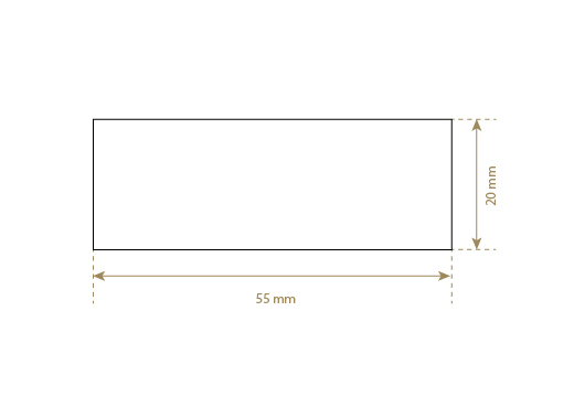 Etykieta z imitacji skóry Model EP-M156