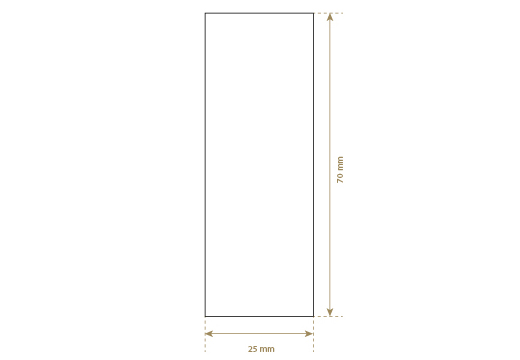 Etykieta z imitacji skóry Model EP-M160