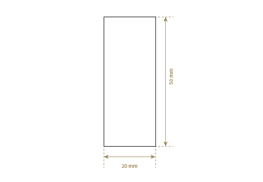 Etykieta ze skóry syntetycznej Model EP-M161