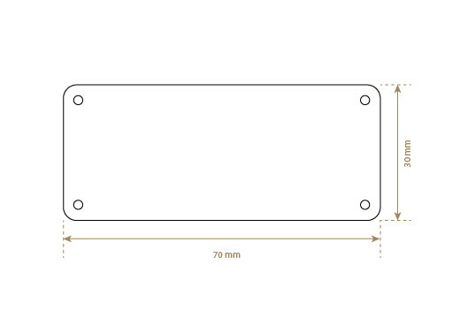 Etykieta ze sztucznej skóry Model EP-M164