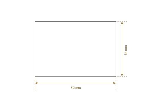 Etykieta ze skóry syntetycznej Model EP-M166