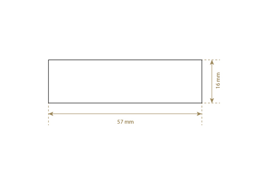 Etykieta z imitacji skóry Model EP-M167