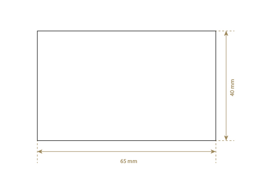 Etykieta z imitacji skóry Model EP-M168