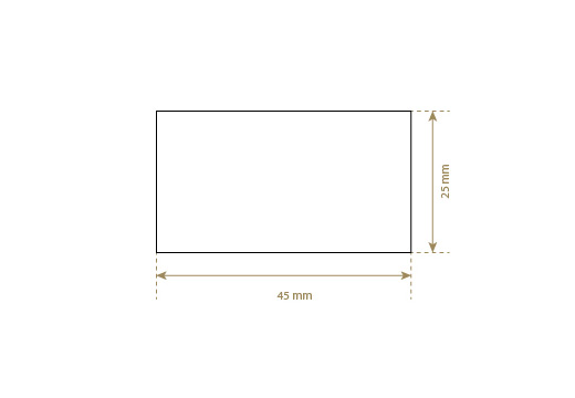 Etykieta z prawdziwej skóry Model EP-M22