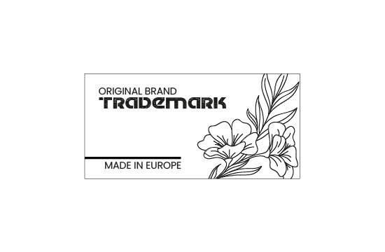 Etykieta z prawdziwej skóry Model EP-M3