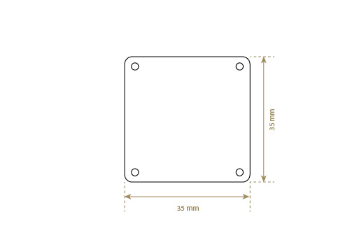 Etykieta z prawdziwej skóry Model EP-M38