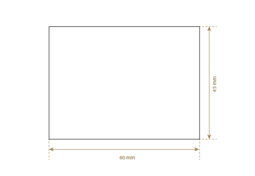 Etykieta z prawdziwej skóry Model EP-M48