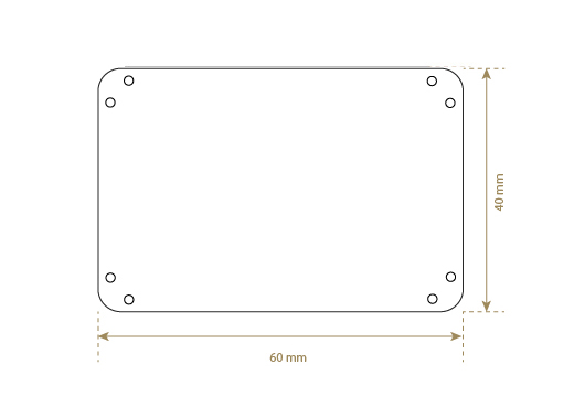 Etykieta z prawdziwej skóry Model EP-M51