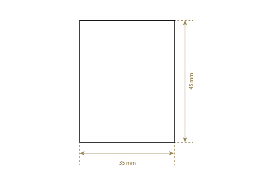 Etykieta z prawdziwej skóry Model EP-M52