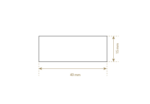 Etykieta z prawdziwej skóry Model EP-M53