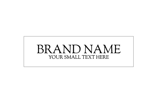 Etykieta z prawdziwej skóry Model EP-M55