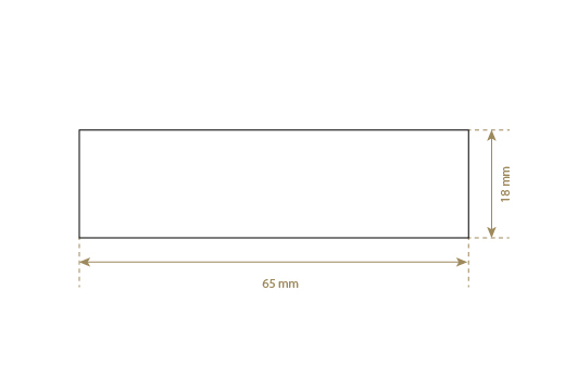 Etykieta z prawdziwej skóry Model EP-M55