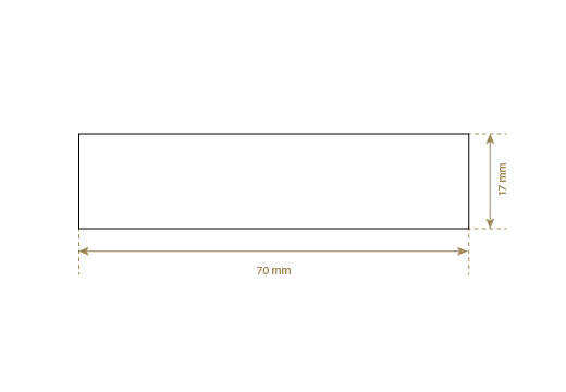 Etykieta z prawdziwej skóry Model EP-M57