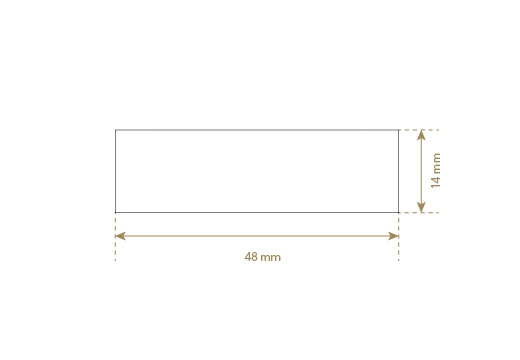 Etykieta z prawdziwej skóry Model EP-M9