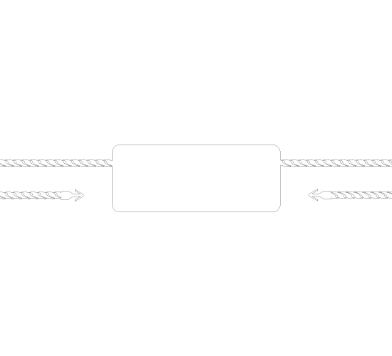 Plastikowa plomba do odzieży Model ST-M127
