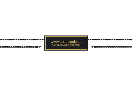 Plastikowa plomba do odzieży Model ST-M145