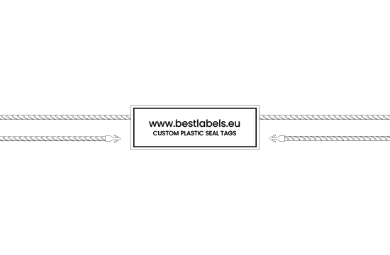 Plastikowa plomba do odzieży Model ST-M147