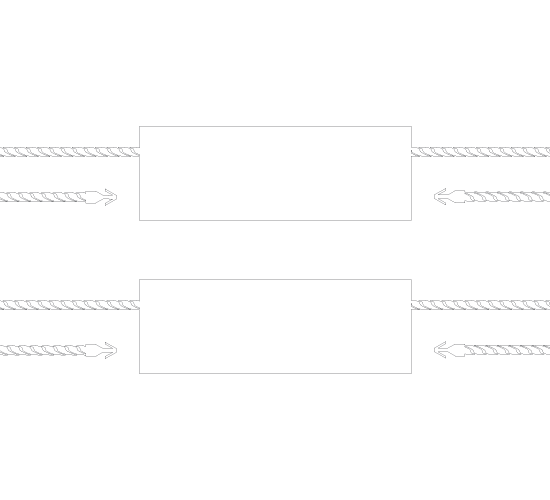 Plastikowa plomba do odzieży Model ST-M152