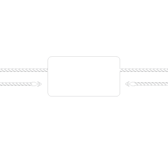 Plastikowa plomba do odzieży Model ST-M189
