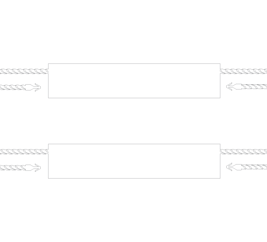 Plastikowa plomba do odzieży Model ST-M201