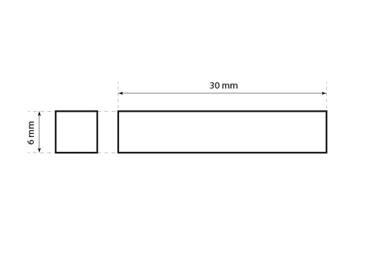 Plastikowa plomba do odzieży Model ST-M205