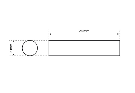 Plastikowa plomba do odzieży Model ST-M230
