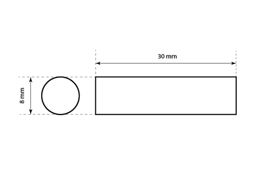 Plastikowa plomba do odzieży Model ST-M252