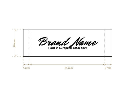 Wszywka żakardowa Stylish Style Model WL-M11