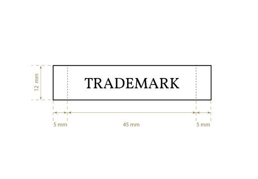 Tkana etykieta Model WL-M16