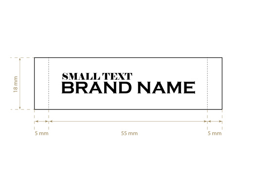 Wszywka żakardowa Regular Style Model WL-M18