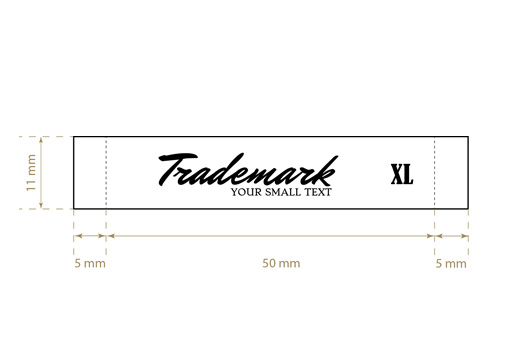 Wszywka tkana Common Style Model WL-M27