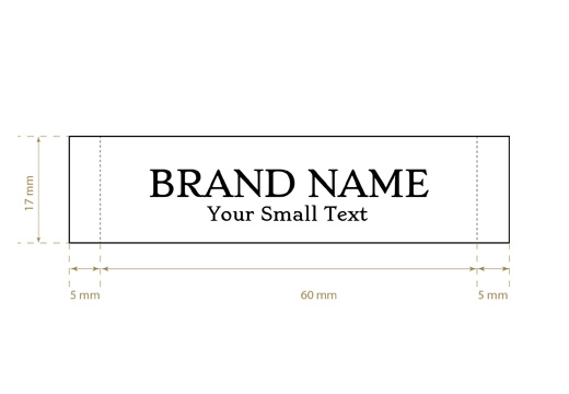 Wszywka tkana Pure Style Model WL-M30