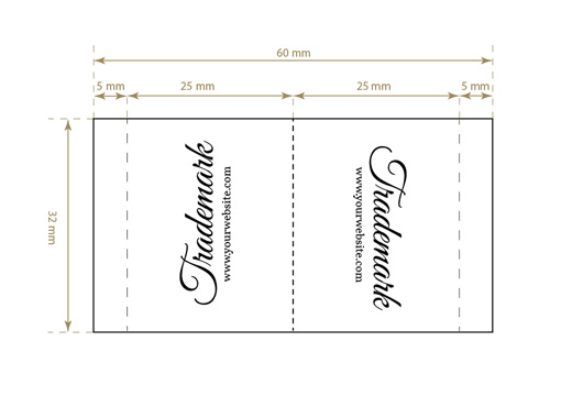 Wszywka żakardowa Intense Style Model WL-M53