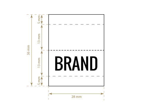 Wszywka tkana Small Style Model WL-M54