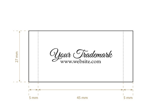 Etykieta tkana Lucid Style Model WL-M81