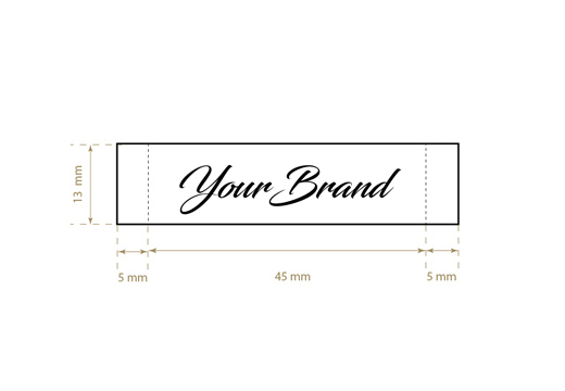 Etykieta tkana Model WL-M92