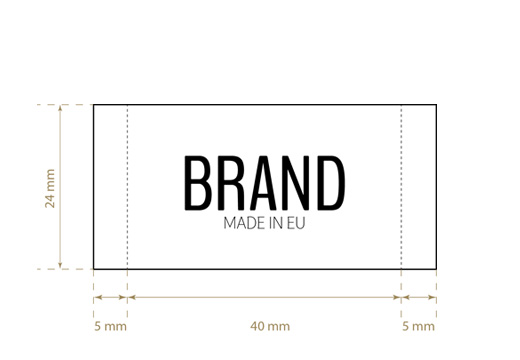 Wszywka żakardowa Remarkable Style Model WL-M95