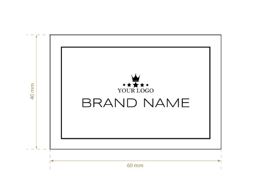 Wszywka tkana Modern Style Model WL-M98